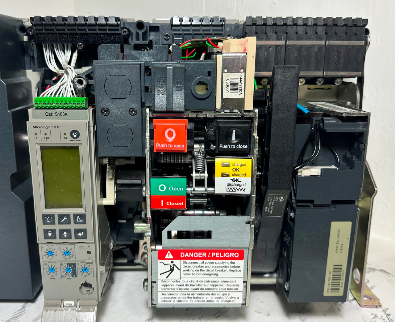 Square D NW40H2 4000A MasterPact EO Breaker LSI 2x Shunt 5.0